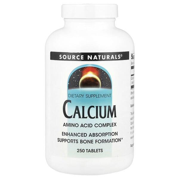 Source Naturals, Calcium, 200 mg, 250 Tablets