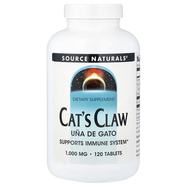 Source Naturals, Cat's Claw, 1,000 mg, 120 Tablets