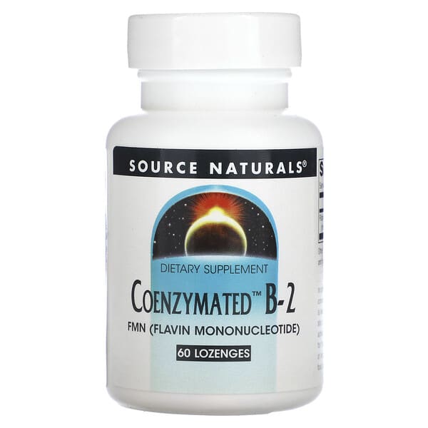Source Naturals, Coenzymated B-2, 18 mg, 60 Lozenges