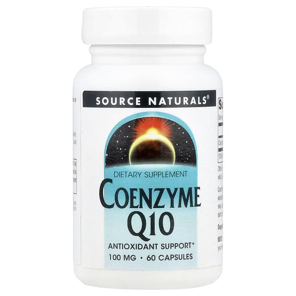 Source Naturals, Coenzyme Q10, 100 mg, 60 Capsules