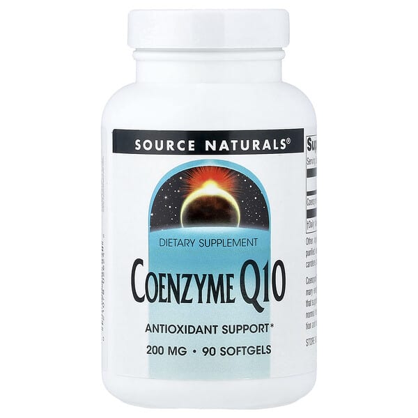 Source Naturals, Coenzyme Q10, 200 mg, 90 Softgels