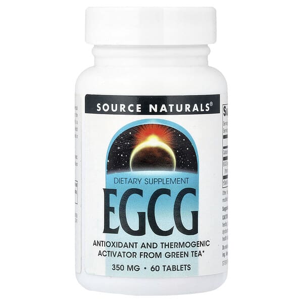 Source Naturals, EGCG, 350 mg, 60 Tablets
