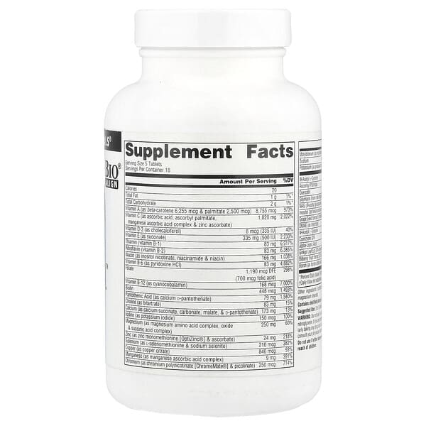 Alternative view of Source Naturals, Elan Vital™ Multiple, 90 Tablets