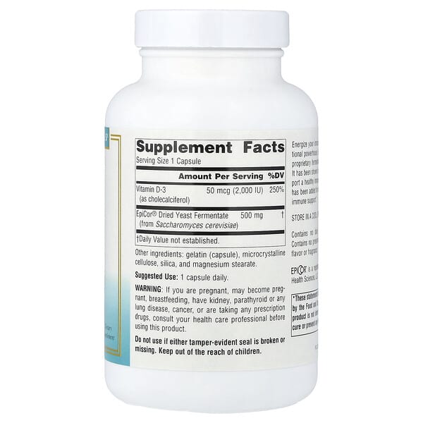 Source Naturals, EpiCor® with Vitamin D-3, 500 mg , 120 Capsules 2 Source Naturals, EpiCor® with Vitamin D-3, 500 mg , 120 Capsules - Ảnh 2