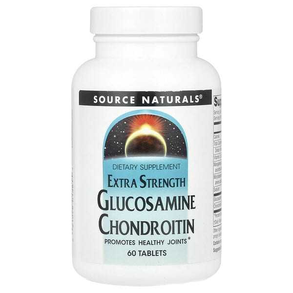 Source Naturals, Glucosamine Chondroitin, 60 Tablets
