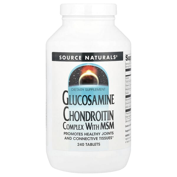 Source Naturals, Glucosamine Chondroitin Complex With MSM, 240 Tablets