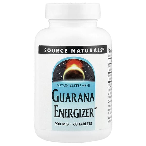Source Naturals, Guarana Energizer™, 60 Tablets