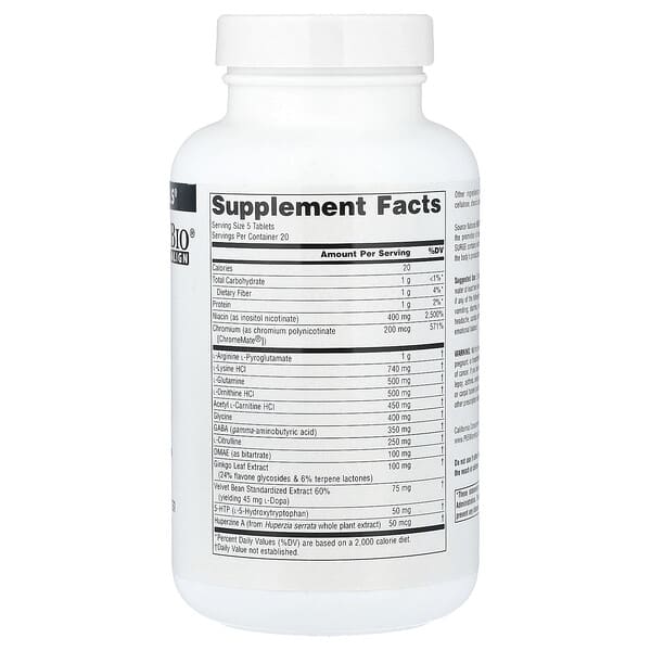 Alternative view of Source Naturals, HGH Surge™, 100 Tablets