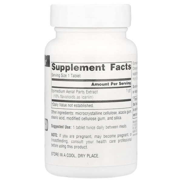 Alternative view of Source Naturals, Horny Goat Weed, 1,000 mg, 30 Tablets