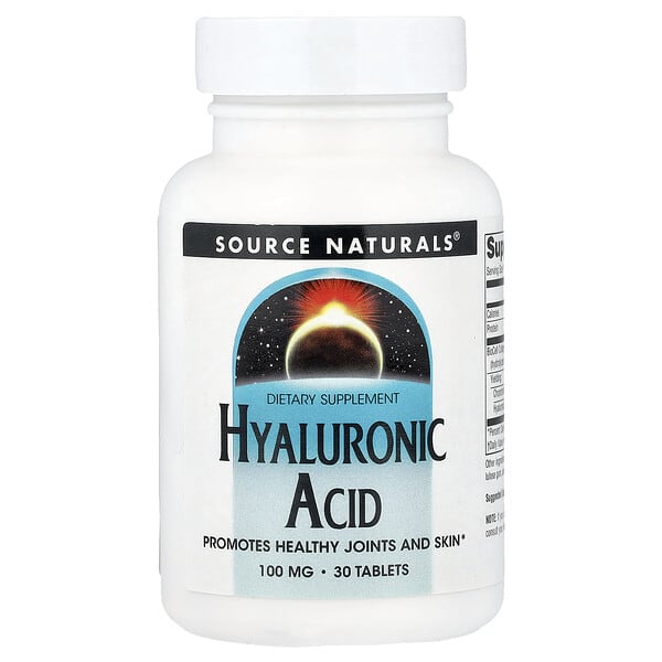 Source Naturals, Hyaluronic Acid, 30 Tablets