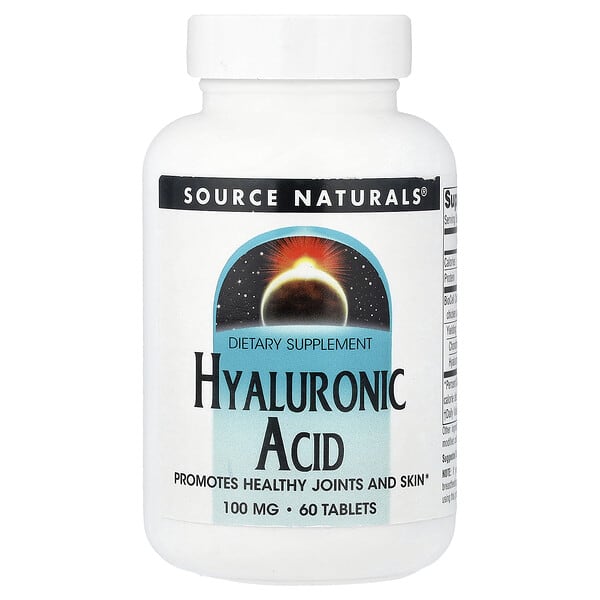 Source Naturals, Hyaluronic Acid, 60 Tablets