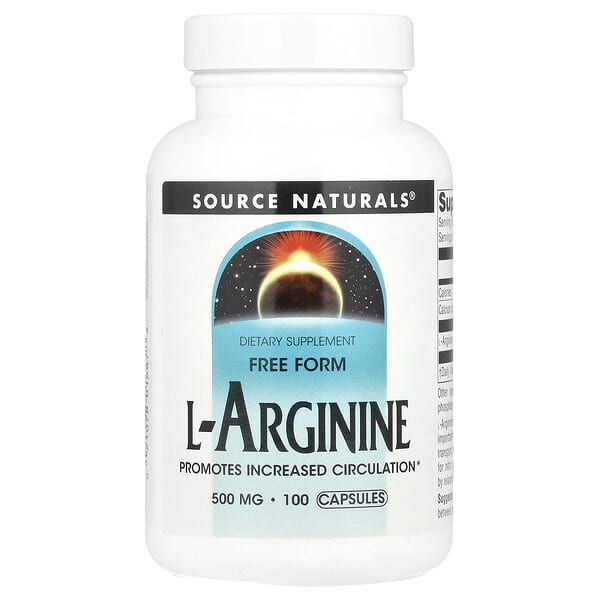Source Naturals, L-Arginine, Free Form, 100 Capsules