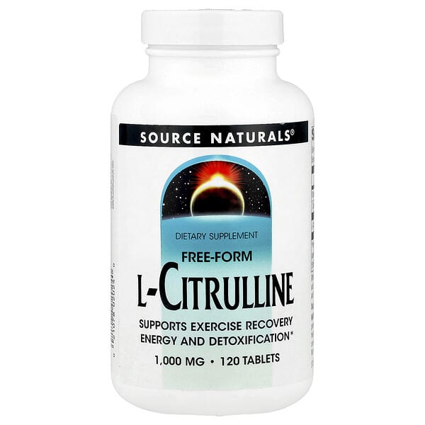 Source Naturals, L-Citrulline, 1,000 mg, 120 Tablets