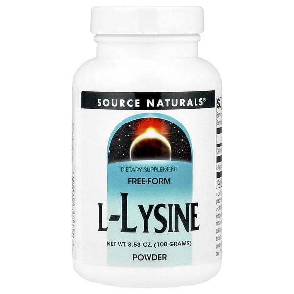 Source Naturals, L-Lysine Powder, 3.53 oz (100 g)