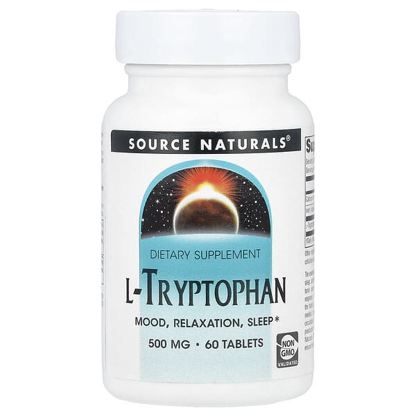 Source Naturals, L-Tryptophan, 60 Tablets