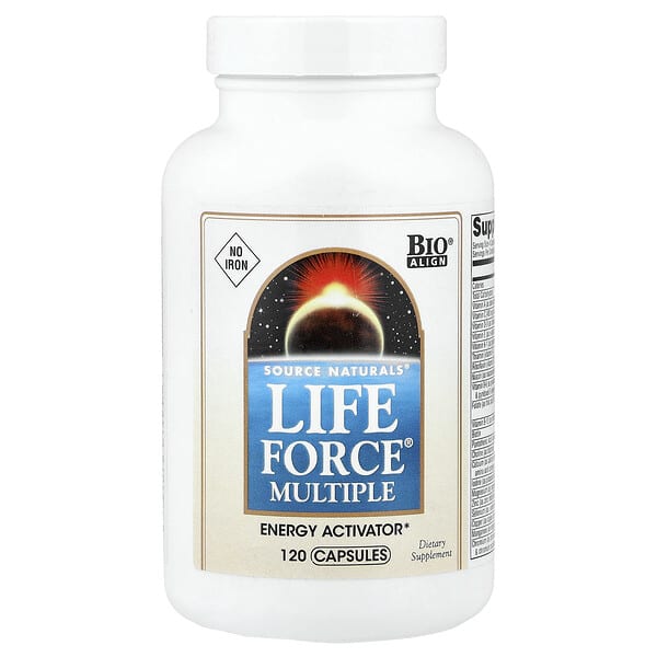 Source Naturals, Life Force® Multiple, No Iron, 120 Capsules