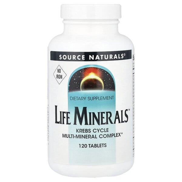 Source Naturals, Life Minerals™, No Iron, 120 Tablets