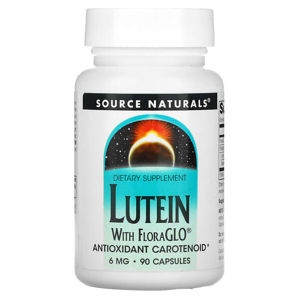 Source Naturals, Lutein, 90 Capsules