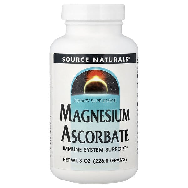 Source Naturals, Magnesium Ascorbate, 8 oz (226.8 g)