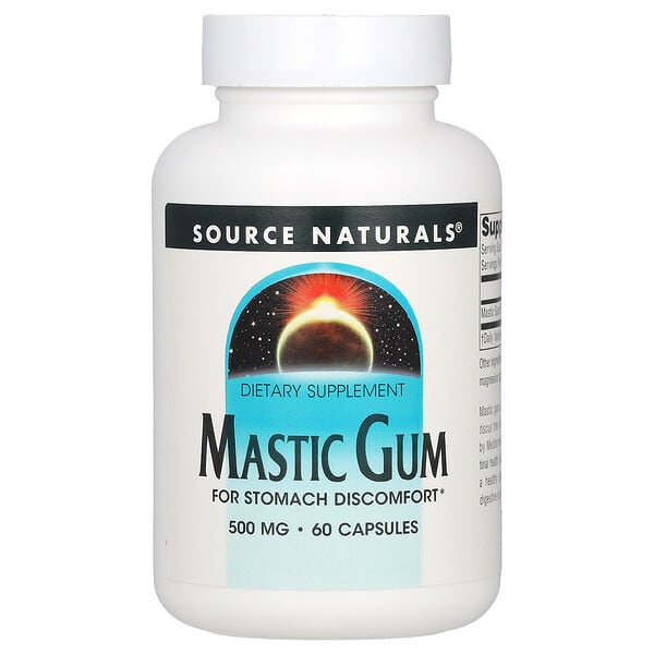 Source Naturals, Mastic Gum, 500 mg , 60 Capsules