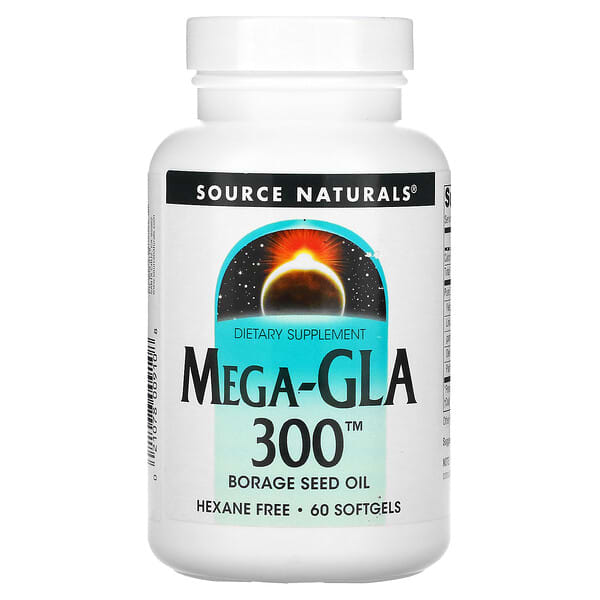 Source Naturals, Mega-GLA 300, 60 Softgels 3 Source Naturals, Mega-GLA 300, 60 Softgels