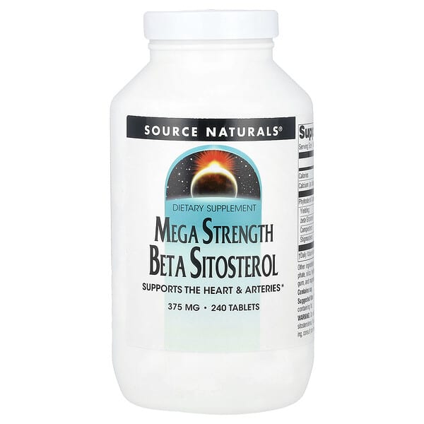 Source Naturals, Mega Strength Beta Sitosterol, 240 Tablets