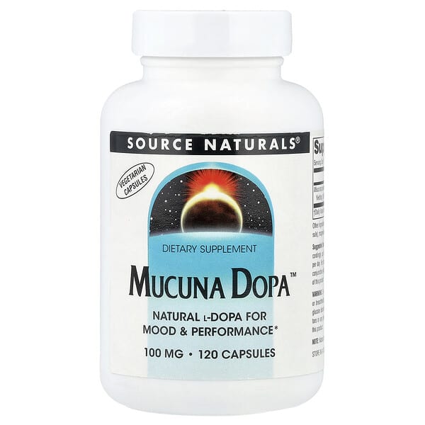 Source Naturals, Mucuna Dopa™, 100 mg, 120 Capsules