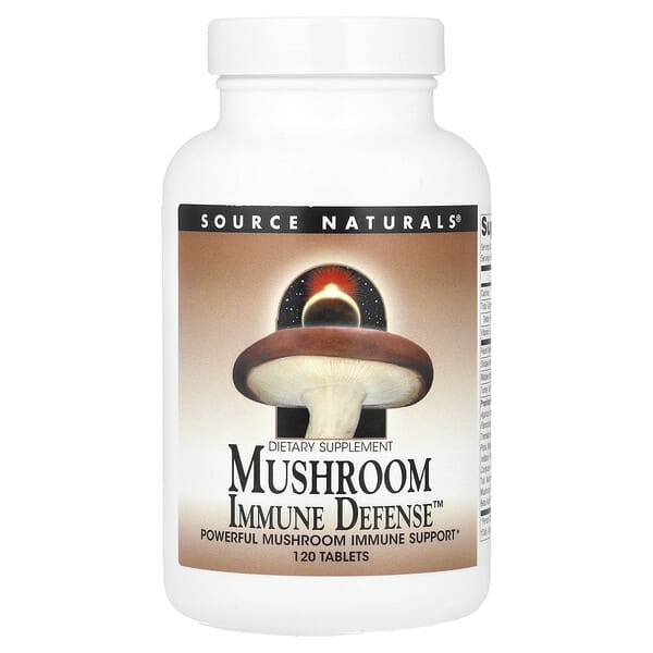 Source Naturals, Mushroom Immune Defense™, 120 Tablets