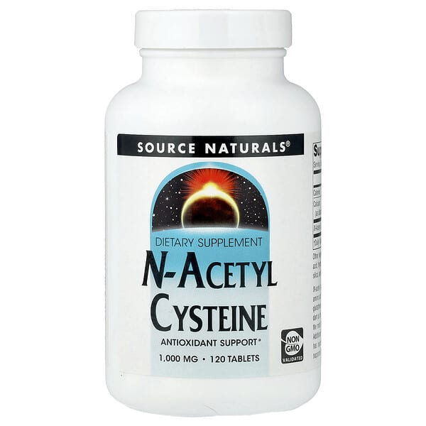 Source Naturals, N-Acetyl Cysteine, 1,000 mg, 120 Tablets