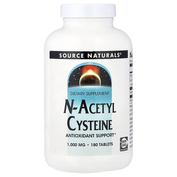 Source Naturals, N-Acetyl Cysteine, 1,000 mg, 180 Tablets
