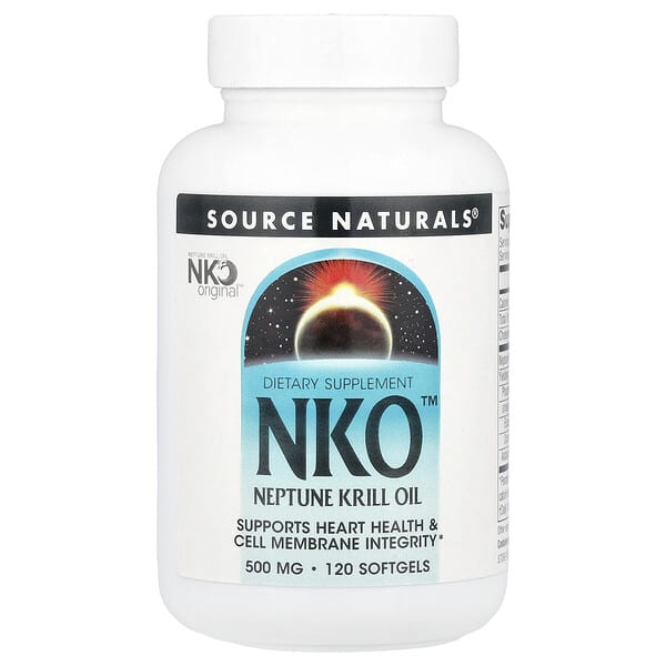 Source Naturals, NKO™, Neptune Krill Oil, 500 mg, 120 Softgels