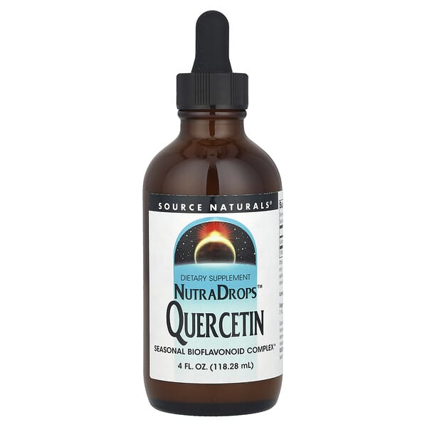 Source Naturals, NutraDrops™ Quercetin, 134 mg, 4 fl oz (118.28 ml)