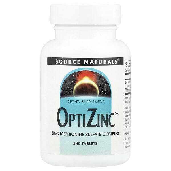 Source Naturals, OptiZinc®, 240 Tablets