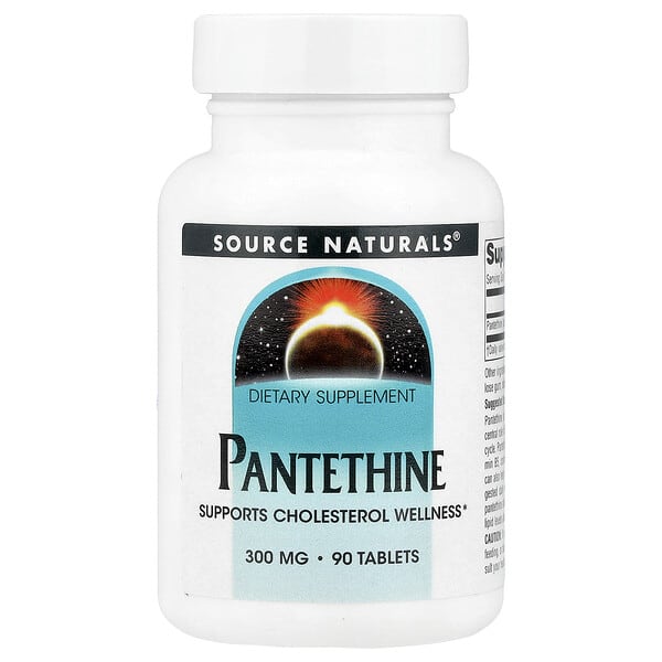 Source Naturals, Pantethine, 300 mg, 90 Tablets