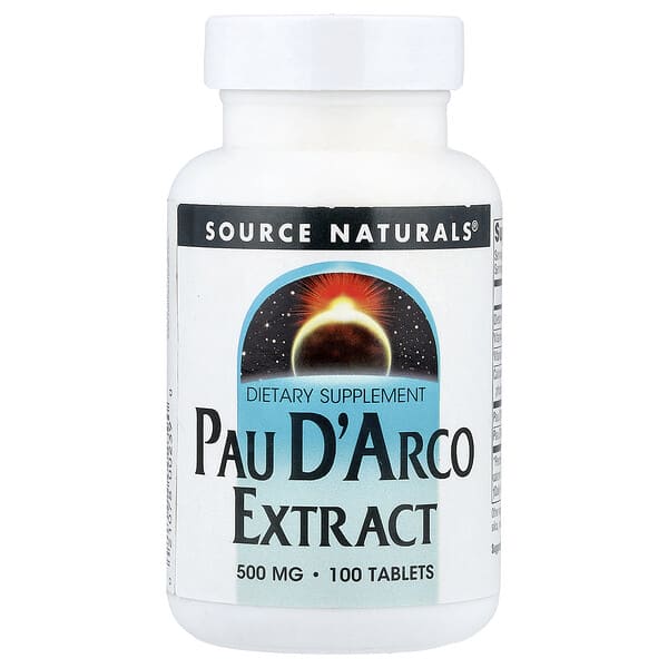 Source Naturals, Pau D'Arco Extract, 100 Tablets