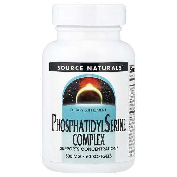 Source Naturals, Phosphatidyl Serine Complex, 60 Softgels