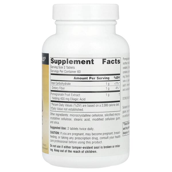 Alternative view of Source Naturals, Pomegranate Extract, 500 mg , 120 Tablets