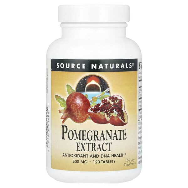 Source Naturals, Pomegranate Extract, 500 mg , 120 Tablets