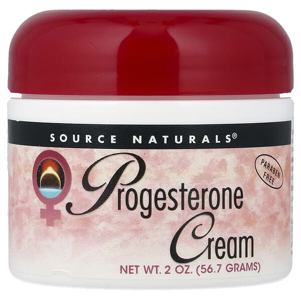 Source Naturals, Progesterone Cream, 2 oz (56.7 g)