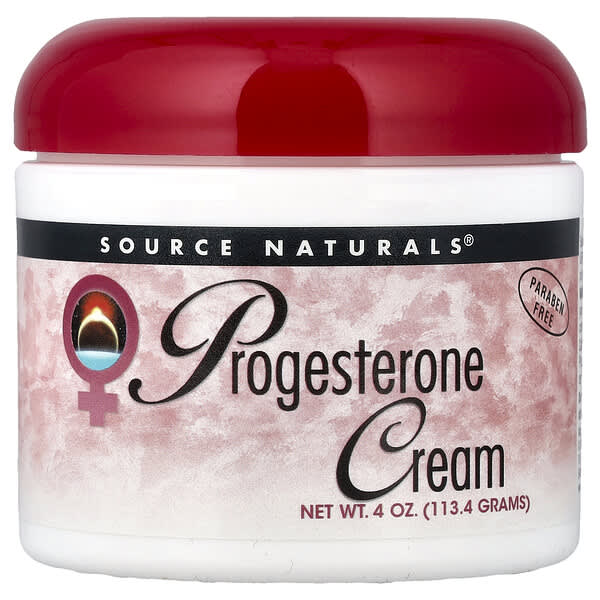 Source Naturals, Progesterone Cream, 4 oz (113.4 g)