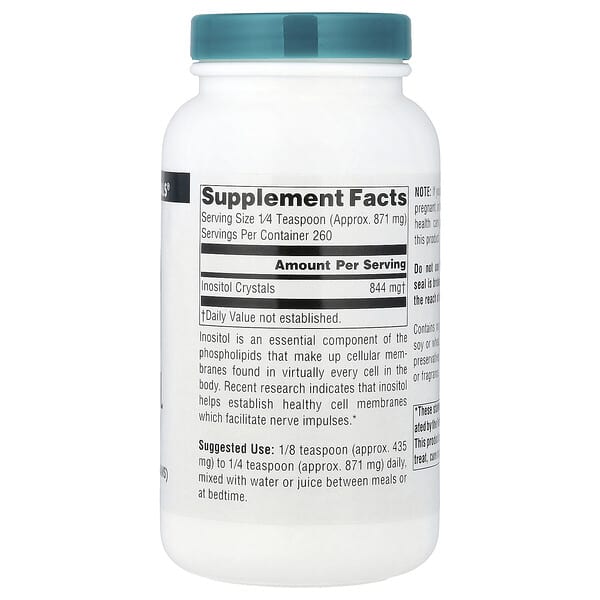 Alternative view of Source Naturals, Pure Inositol Crystals, 8 oz (226.8 g)