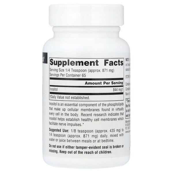 Alternative view of Source Naturals, Pure Inositol Powder, 2 oz (56.7 g)