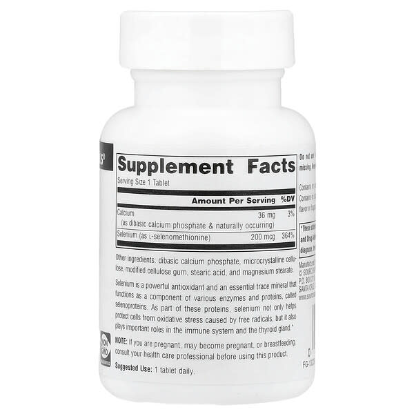 Alternative view of Source Naturals, Selenium, 120 Tablets