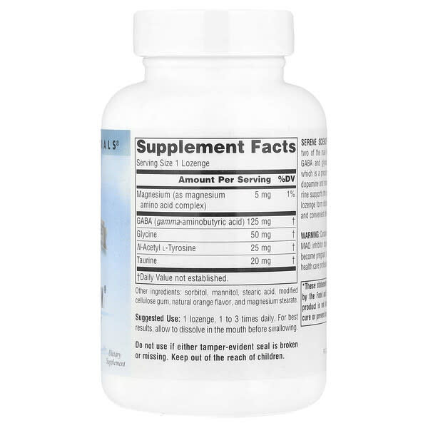 Alternative view of Source Naturals, Serene Science®, GABA Calm®, Orange, 120 Lozenges
