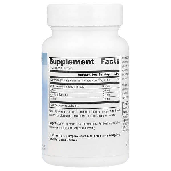 Alternative view of Source Naturals, Serene Science®, GABA Calm®, Peppermint, 60 Lozenges