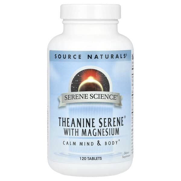 Source Naturals, Serene Science®, Theanine Serene® With Magnesium, 120 Tablets