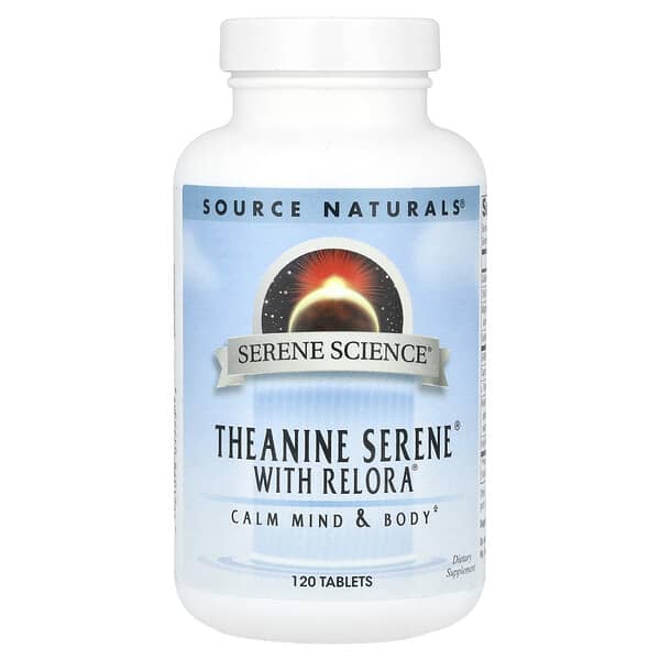 Source Naturals, Serene Science®, Theanine Serene® With Relora®, 120 Tablets