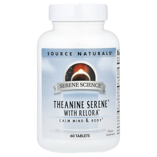 Source Naturals, Serene Science®, Theanine Serene® With Relora®, 60 Tablets