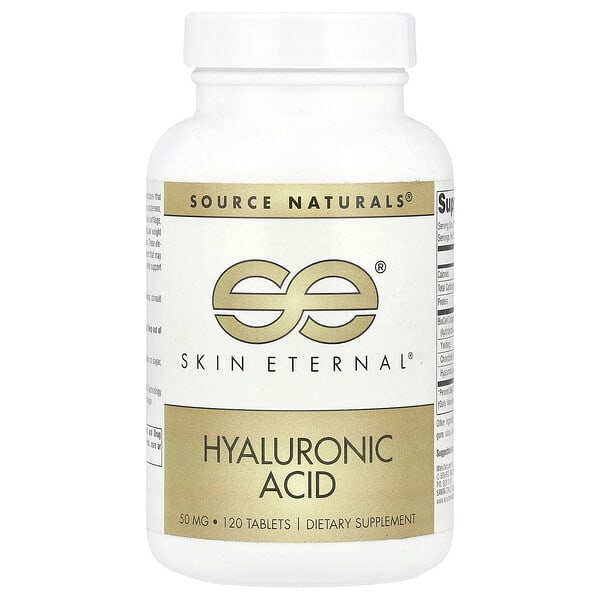 Source Naturals, Skin Eternal®, Hyaluronic Acid, 120 Tablets