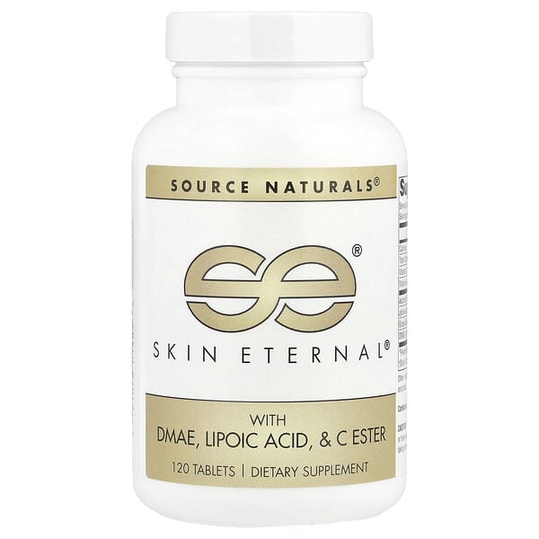 Source Naturals, Skin Eternal® with DMAE, Lipoic Acid, & C Ester, 120 Tablets